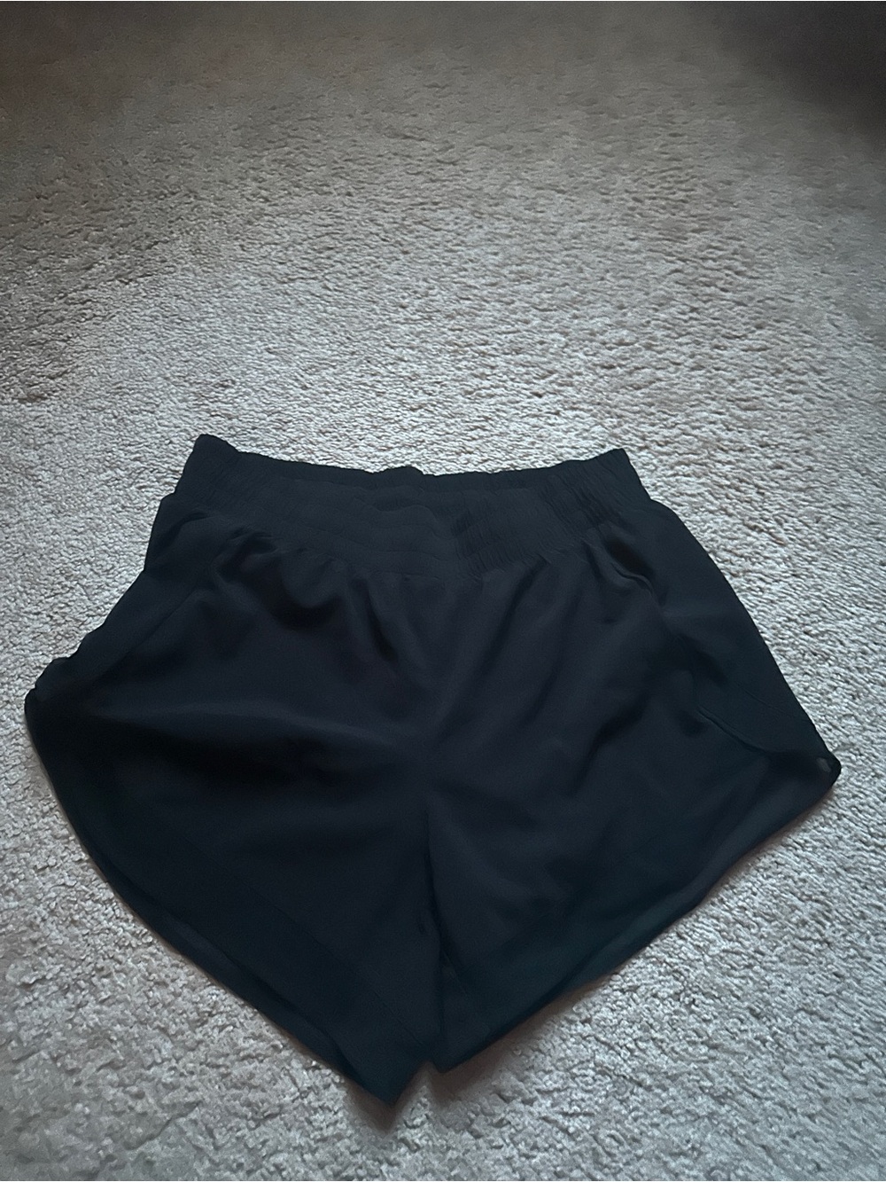 Athleta Black Women's Athletic Shorts with Elastic Waistband